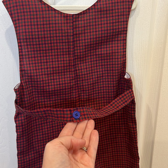 Orient Expressed Inc Jon Jon Vintage Toddler Boy Red Plaid Size 2 - Picture 4 of 5